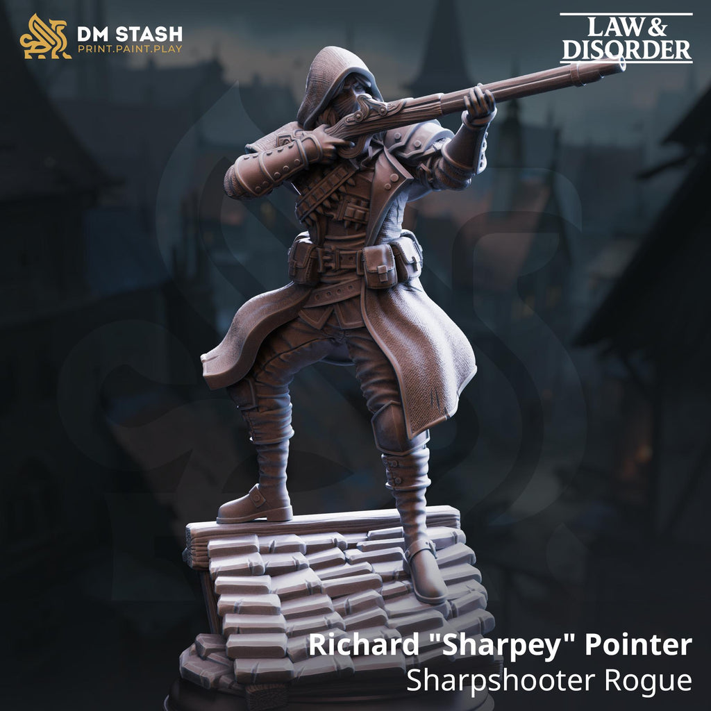 Law and Disorder December 2025 Release | Paintable 3D Resin Printed Miniature by DM Stash