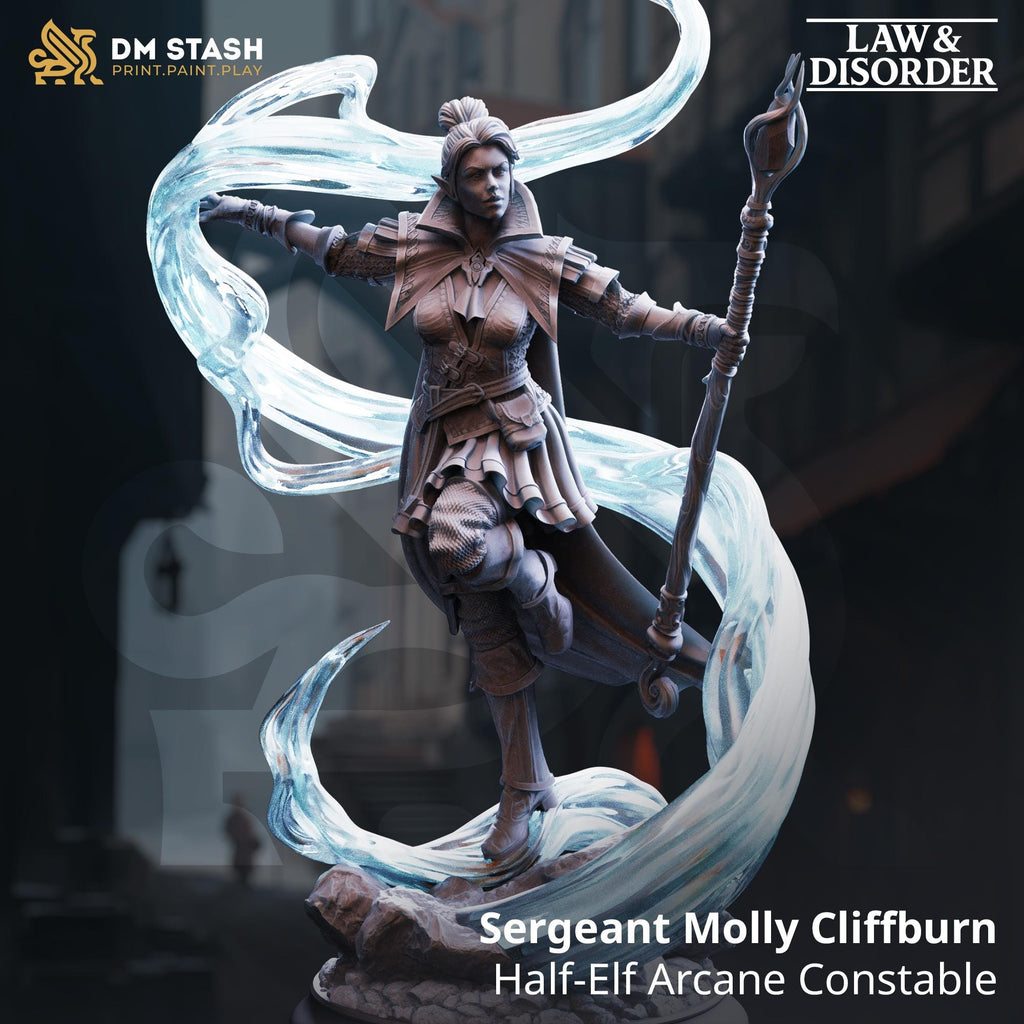 Law and Disorder December 2025 Release | Paintable 3D Resin Printed Miniature by DM Stash