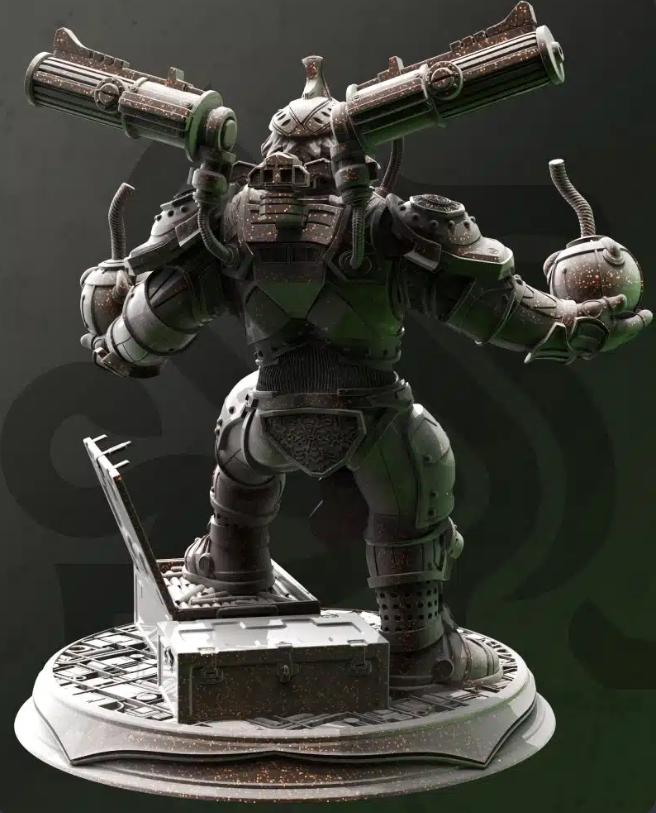 Duktuk – Dwarven Grenadier | Paintable 3D Resin Printed Miniature by DM Stash