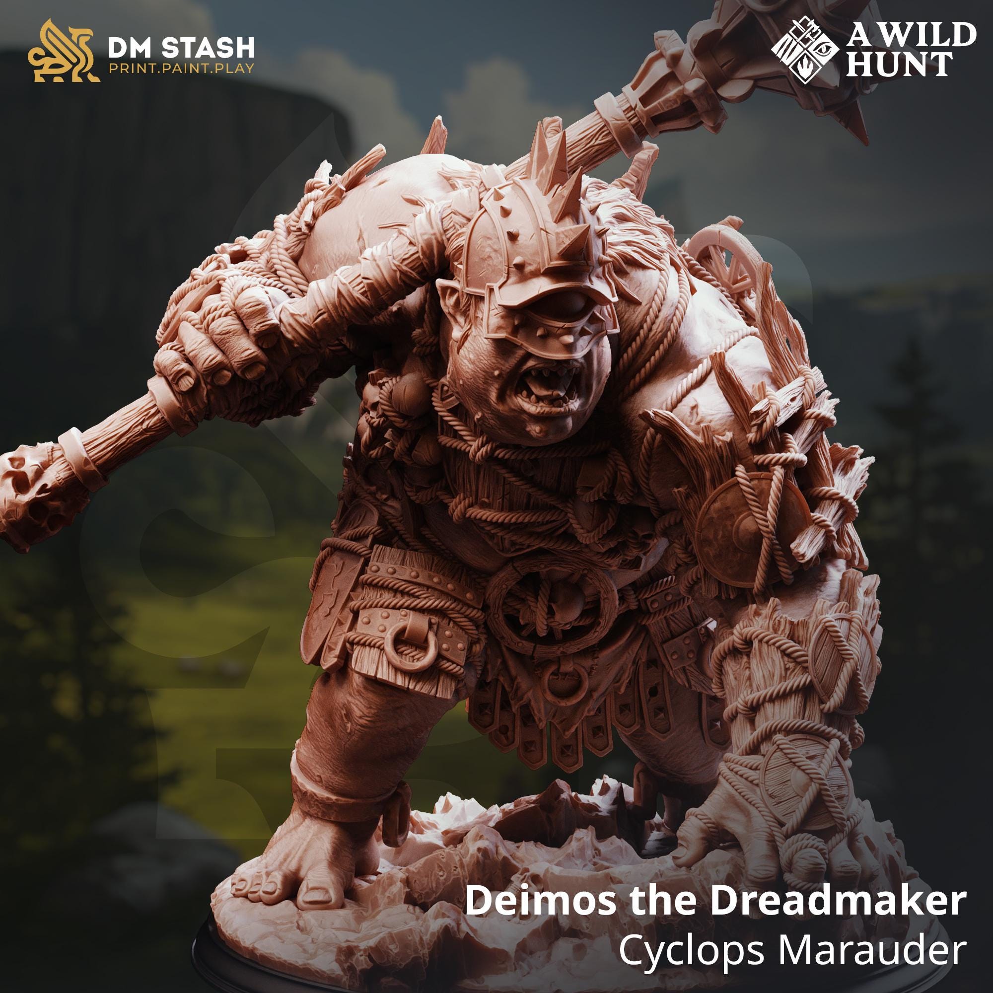 A Wild Hunt November 2025 Release | Paintable 3D Resin Printed Miniature by DM Stash