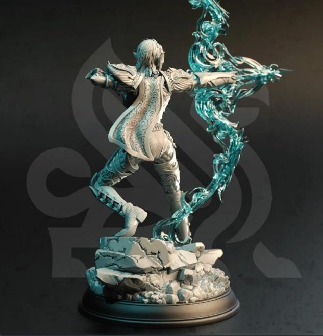 Eldiara – Brinilmin’s Archer | Paintable 3D Resin Printed Miniature by DM Stash