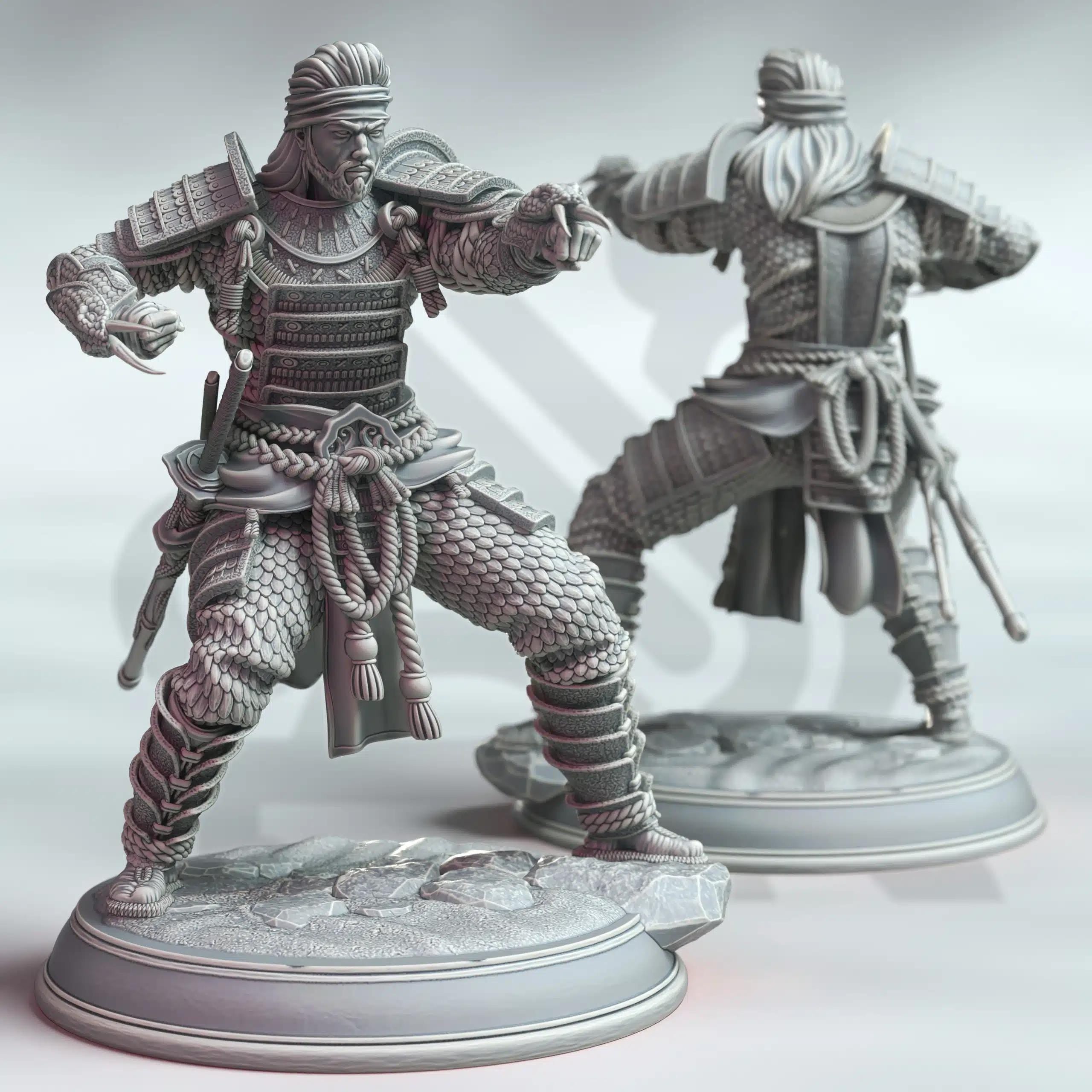 Spirits from the East September 2023 Release | Paintable 3D Resin Printed Miniature by DM Stash