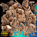 The Zero Point Collective December 2025 Release | Paintable 3D Resin Printed Scifi Miniature by Unit9