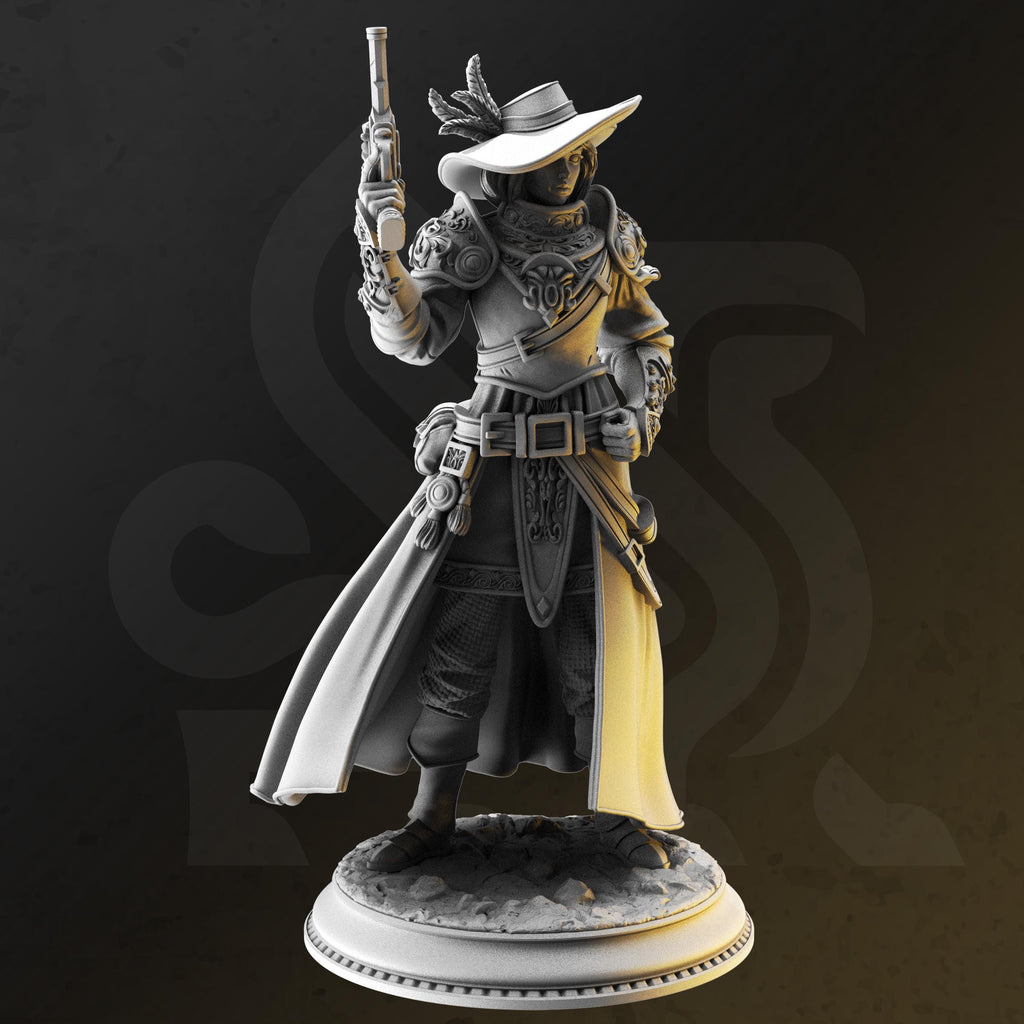 Lady Cirilia of the Reach – High Inquisitor | Paintable 3D Resin Printed Miniature by DM Stash