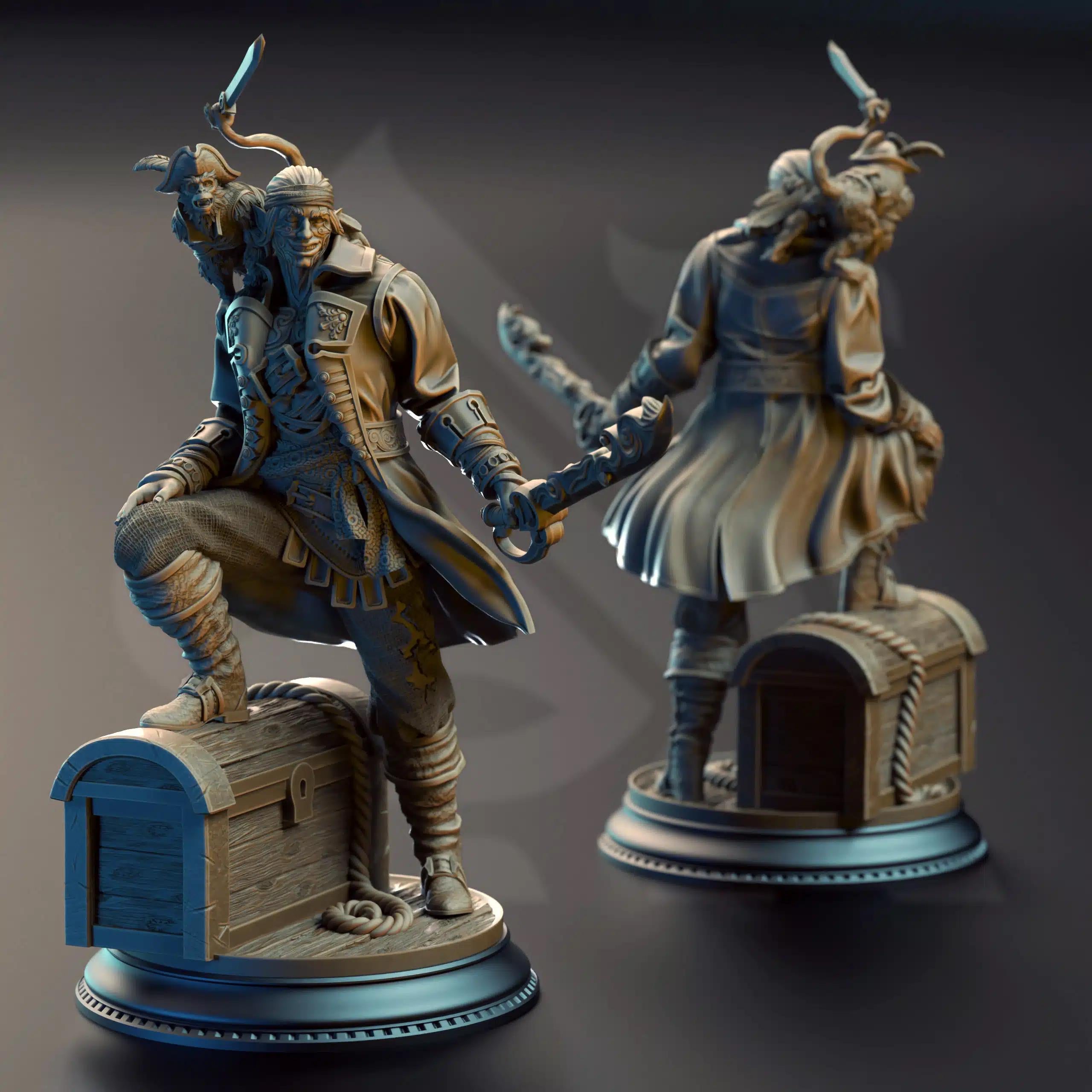 Blood on the Sails July 2025 Release | Paintable 3D Resin Printed Miniature by DM Stash