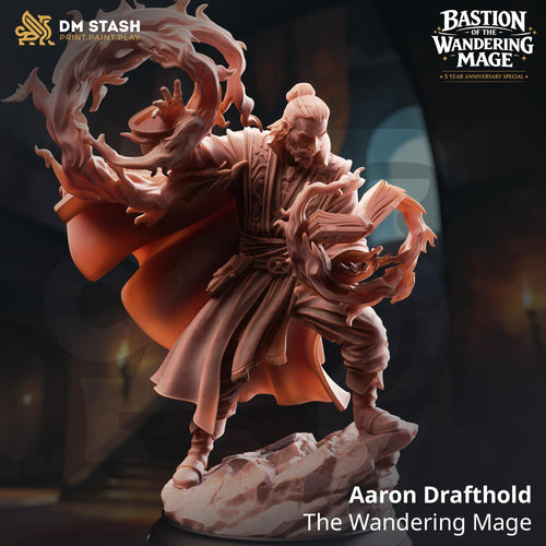 Bastion of the Wandering Mage (NPCs) April 2026 Release | Paintable 3D Resin Printed Miniature by DM Stash