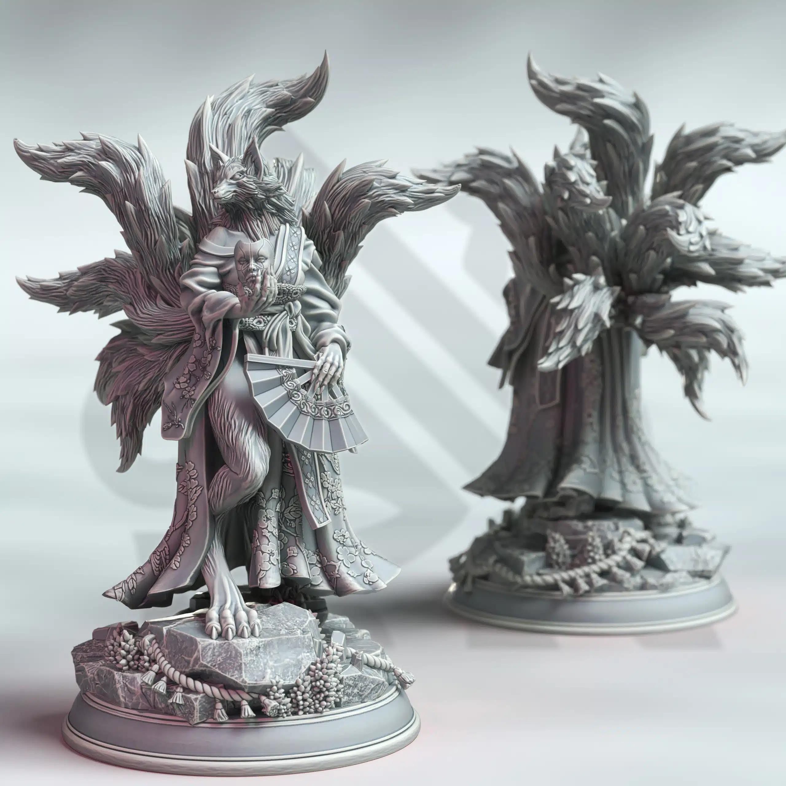 Spirits from the East September 2023 Release | Paintable 3D Resin Printed Miniature by DM Stash