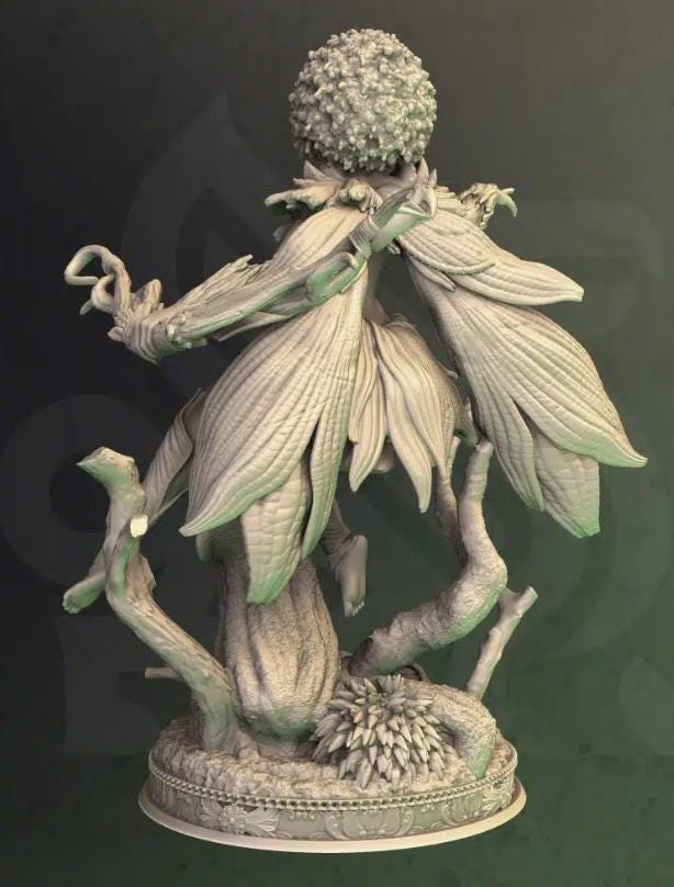 Elenil – Dryad of Passage | Paintable 3D Resin Printed Miniature by DM Stash