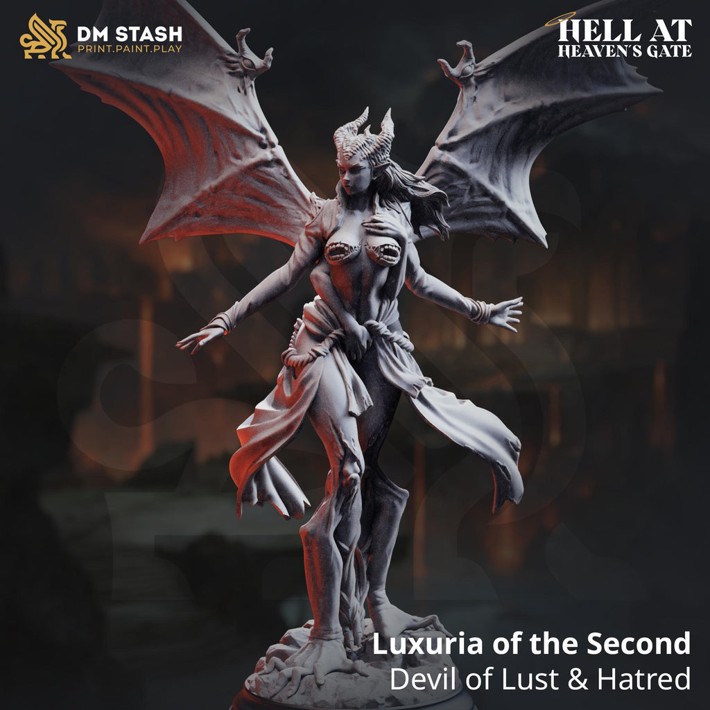 Hell at Heaven's Gate March 2026 Release | Paintable 3D Resin Printed Miniature by DM Stash