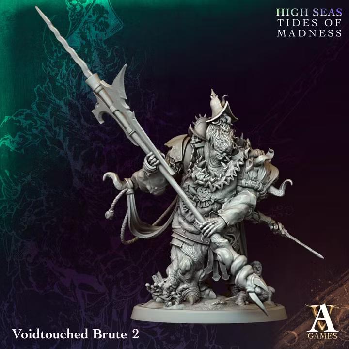 Voidtouched Brutes | Paintable D&D Miniatures | Eldritch Pirate Monsters | Lovecraftian Horror | 3D Printed Resin