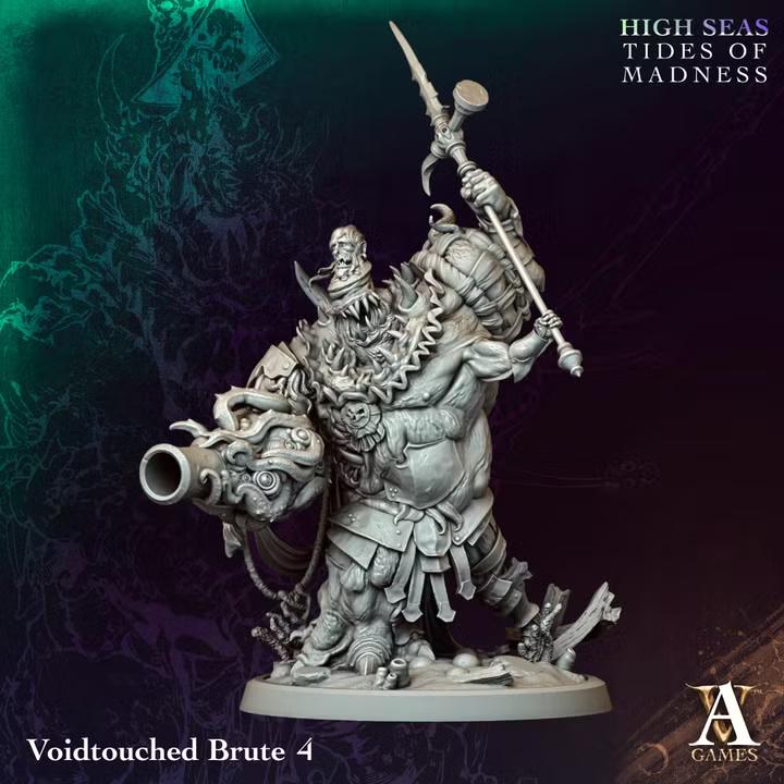 Voidtouched Brutes | Paintable D&D Miniatures | Eldritch Pirate Monsters | Lovecraftian Horror | 3D Printed Resin